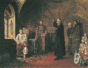 unknow artist, Metropolitan Philip and Ivan the Terrible